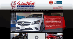 Desktop Screenshot of customworldautobody.com